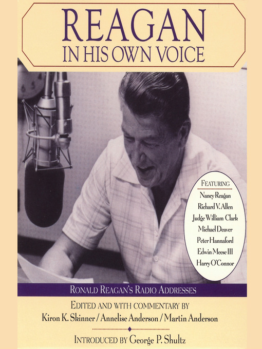 Title details for Reagan In His Own Voice by Kiron K. Skinner - Available